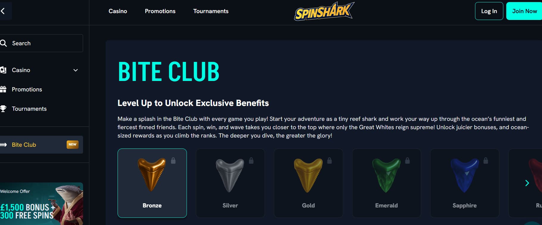 spinshark tourneys